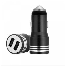 Адаптер USB в прикуривателе на 2 входа (Черный цвет), Авто зарядка на 2 USB 1000 mA,  2400 mA