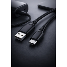 Кабель Moltis USB-A to Type-C 2 м 27W Fast Charge для телефонов и планшетов 10117
