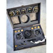 Набор для холодного копчения коктейлей 6 кубиков и 2 стакана