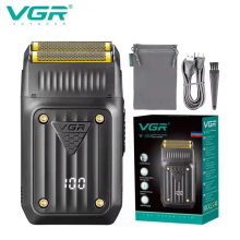 Электробритва-шейвер VGR V-363 для сухого бритья, аккумуляторная, с LED-дисплеем, двойное лезвие 20024