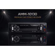 Магнитола автомобильная Moltis AMM-10130 без дисков с Bluetooth, USB, FM, поддержка MP3, универсальная для авто 10013