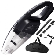 Автомобильный беспроводной ручной пылесос для сухой и влажной уборки Moltis L3 аккумуляторный, 120W