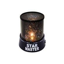 Проектор-ночник звездного неба Star Master Черный (SM0120) 20066