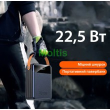Power bank 100 000 mAh XO PR 168 Type-C PD 20W Повербанк с фонарем / Внешний аккумулятор / Портативная зарядка