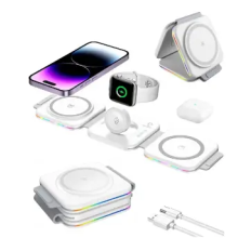 Зарядное беспроводное магнитное устройство magsafe для Iphone, apple watch