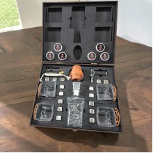 Подарочный набор Whisky Smoker: 4 бокала, графин, смокер, 16 кубиков SMS-4101