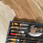 Набор гриль-аксессуаров в деревянном кейсе Molti's Premium Grill Sets MT-10990