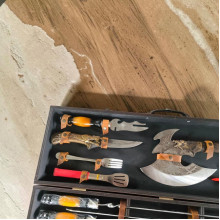 Набор гриль-аксессуаров в деревянном кейсе Molti's Premium Grill Sets MT-10990