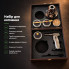 Подарочный набор смокер для виски череп деревянная коробка SM-1005