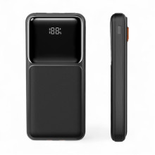 Power bank 20000mAh с дисплеем встроенный кабель USB-C Lightning А-02