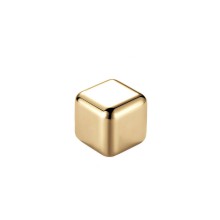 Камни для виски и других напитков металлические Золото Whiskey Stones Gold 1 шт
