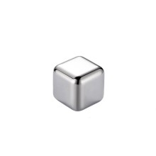 Камни для виски и других напитков металлические Серебро Whiskey Stones SILVER 1 шт